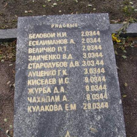 Воинское кладбище в парке им. 40-летия освобождения Днепропетровска