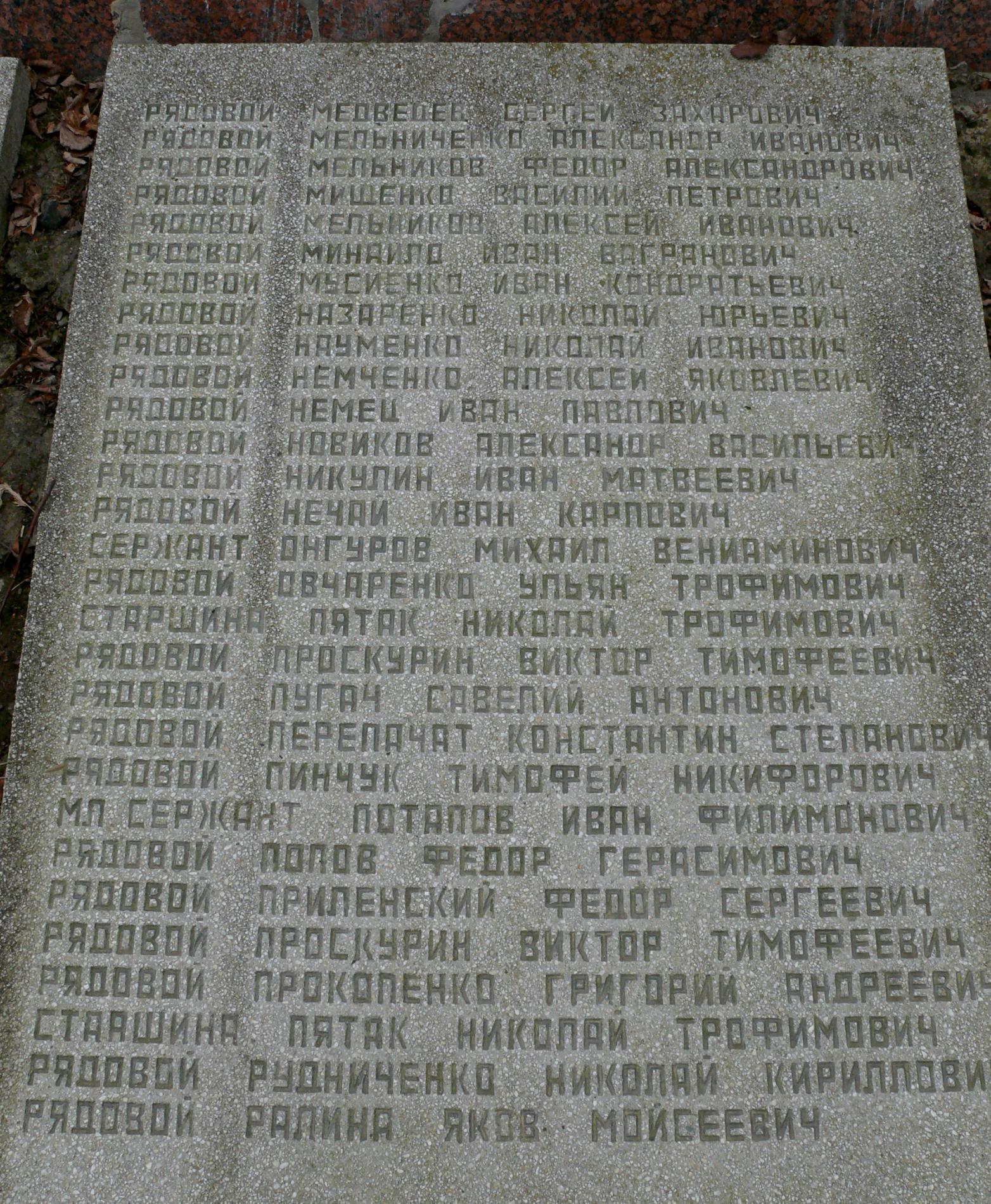 братская могила в с. Мелени Коростенского района