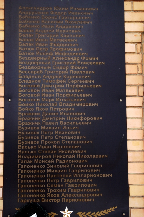 Братская могила в с. Константиновка Марьинского района