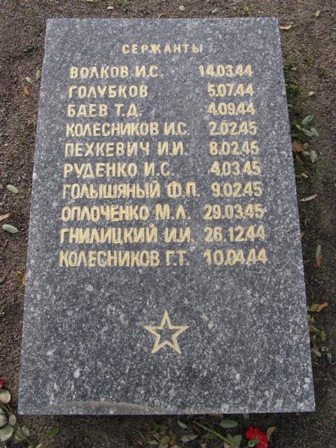 Воинское кладбище в парке им. 40-летия освобождения Днепропетровска