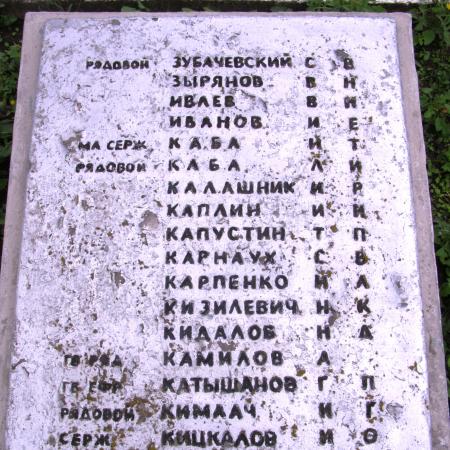 Братская могила в с. Катещино Томаковского района