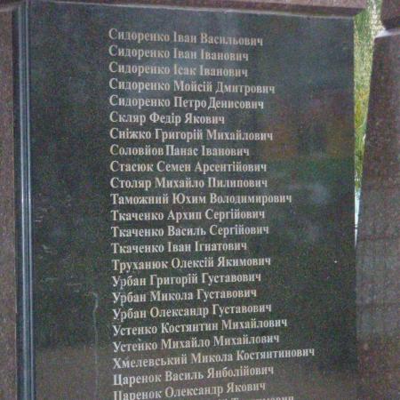 Памятник Воинам ВОВ - Киевская область, г. Буча