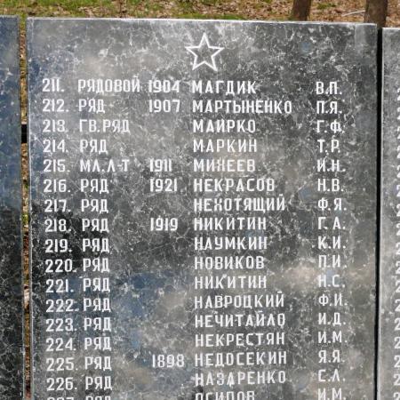 Братская могила на х. Дмитровка (с. Петровское) Вышгородского района
