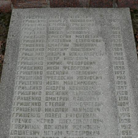 братская могила в с. Мелени Коростенского района