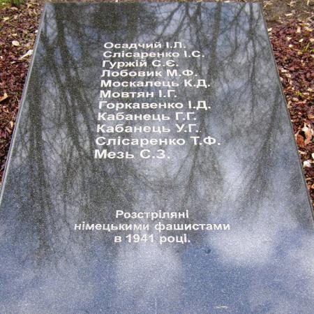 Братская могила в г. Батурин Бахмачского района