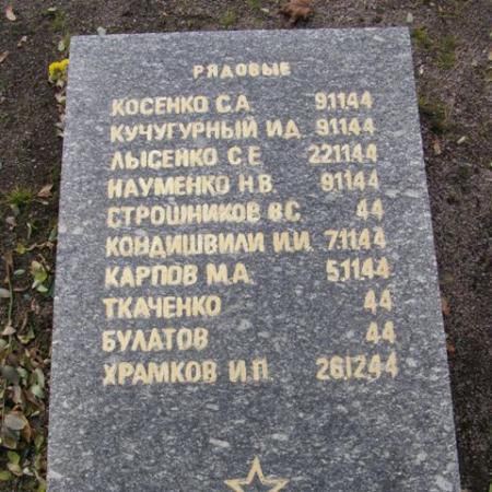 Воинское кладбище в парке им. 40-летия освобождения Днепропетровска