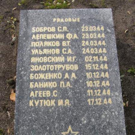 Воинское кладбище в парке им. 40-летия освобождения Днепропетровска