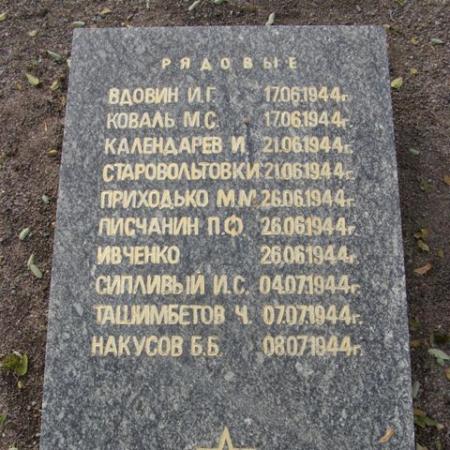 Воинское кладбище в парке им. 40-летия освобождения Днепропетровска