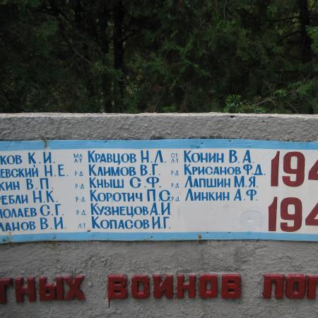 Братская могила в с. Дубовики Васильковского района