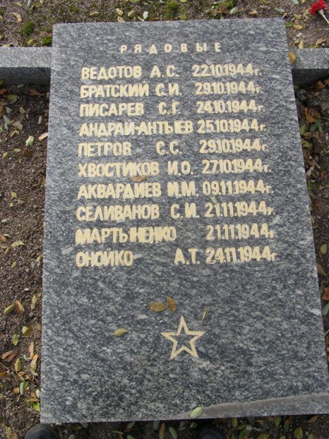 Воинское кладбище в парке им. 40-летия освобождения Днепропетровска