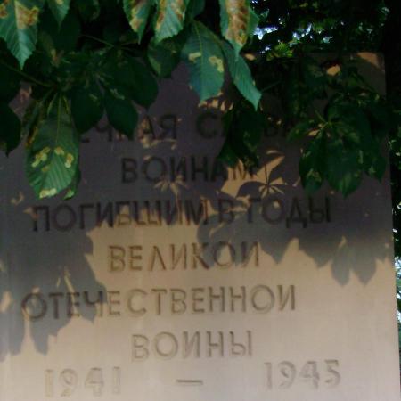 Братская могила у станции Святогорск