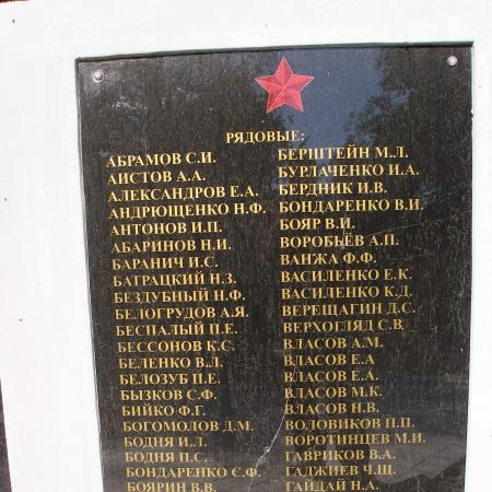 Братская могила Воинов ВОВ - с. Новое Мелитопольского района
