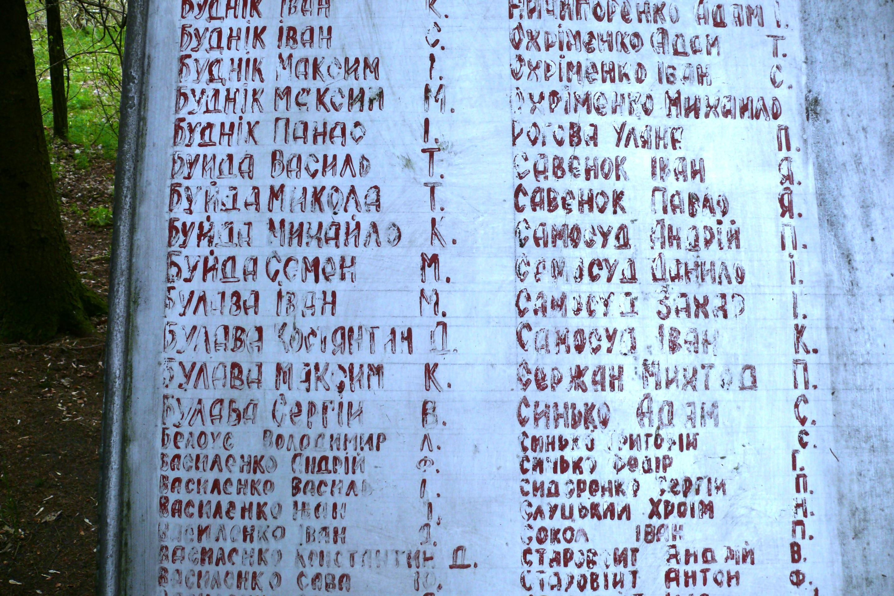 Братская могила в с. Старые Шепеличи
