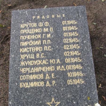 Воинское кладбище в парке им. 40-летия освобождения Днепропетровска