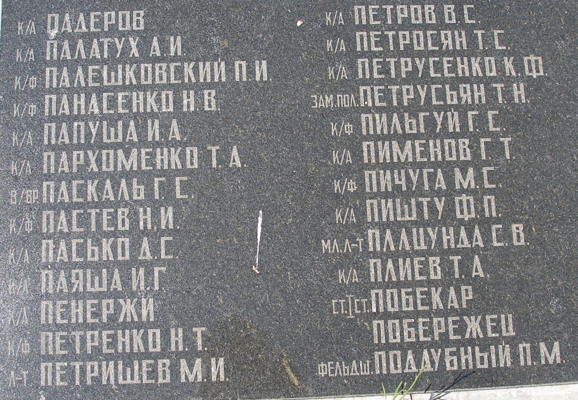 Братское кладбище защитников Севастополя 1941-1944 гг., ул. Пожарова, городское кладбище