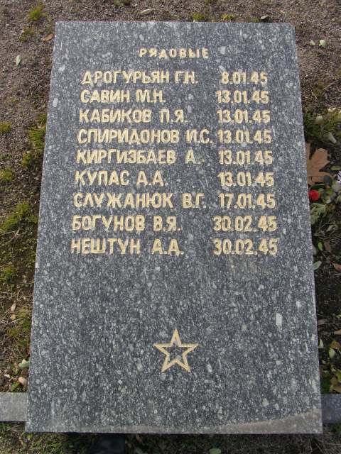 Воинское кладбище в парке им. 40-летия освобождения Днепропетровска