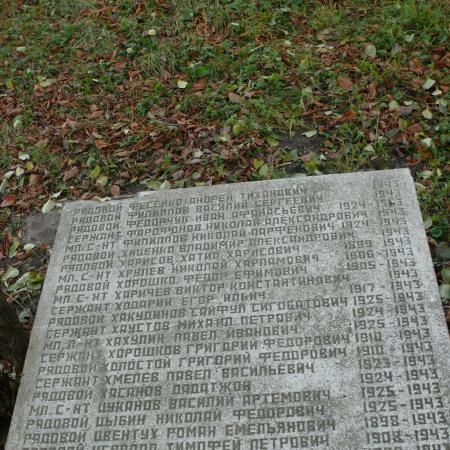 с. Чоповичи, братское воинское захоронение
