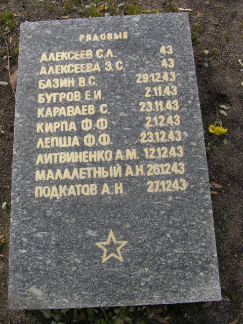 Воинское кладбище в парке им. 40-летия освобождения Днепропетровска
