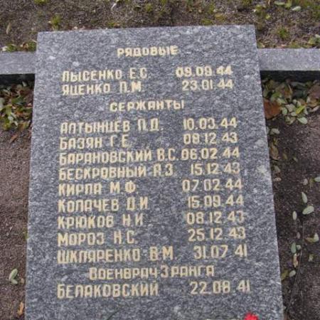 Воинское кладбище в парке им. 40-летия освобождения Днепропетровска