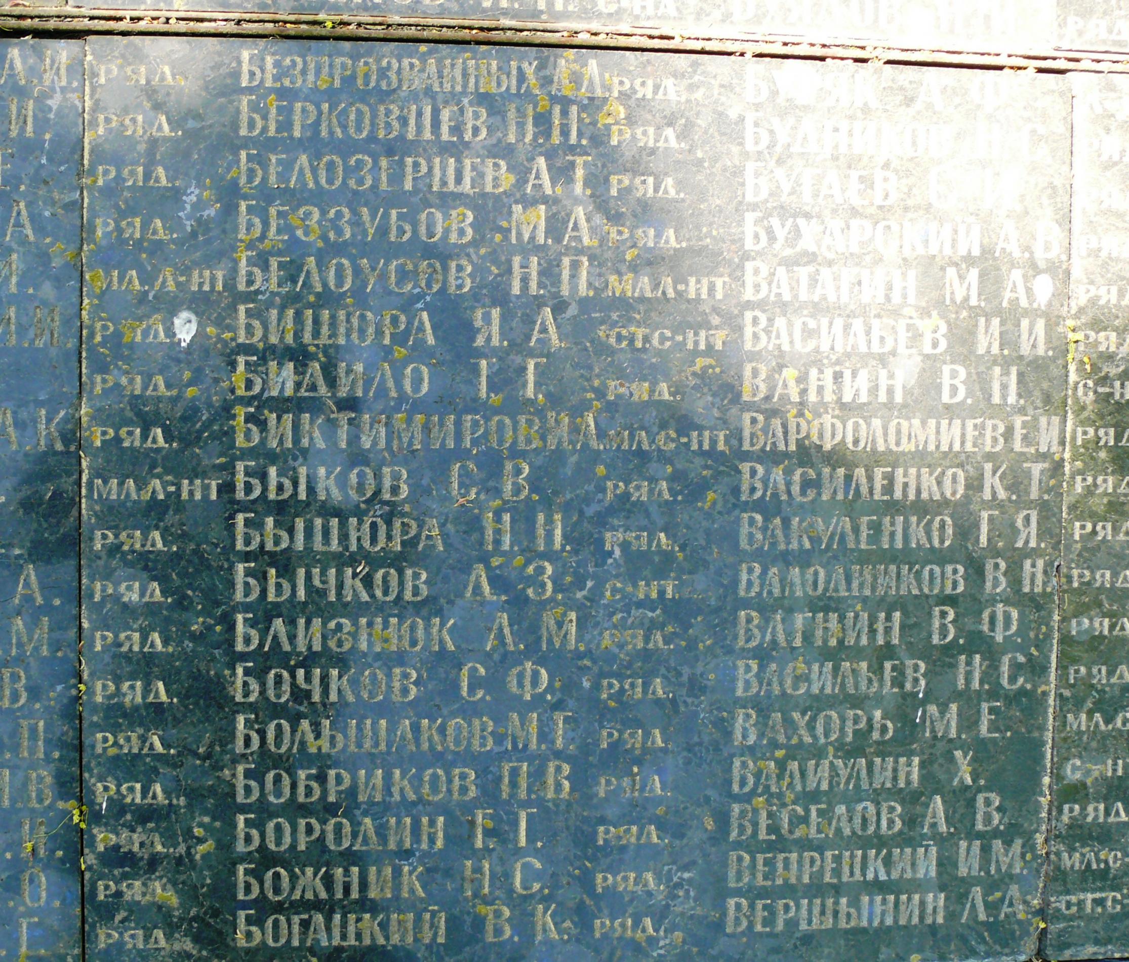 Братская могила в с. Малый Букрин Мироновского района