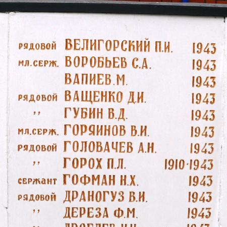 Братская могила в пгт. Дымер Вышгородского района
