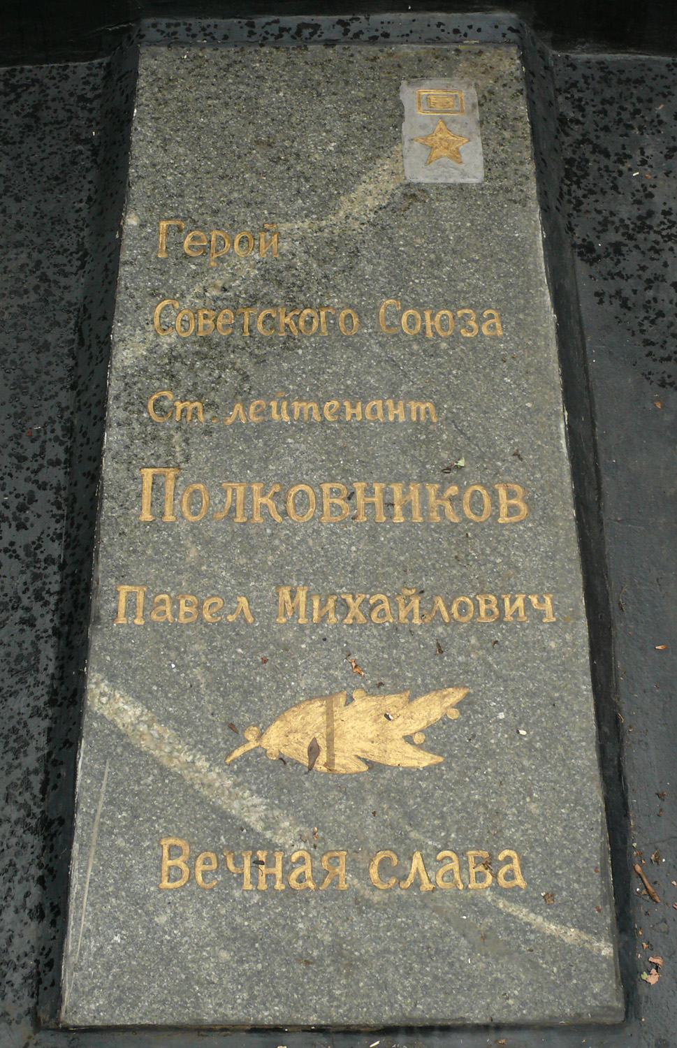 Братская могила в г. Соледар у железной дороги