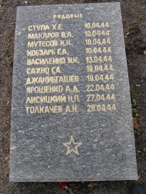 Воинское кладбище в парке им. 40-летия освобождения Днепропетровска