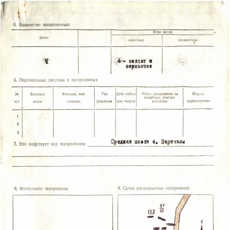 Братская могила в с. Заречаны Житомирского района