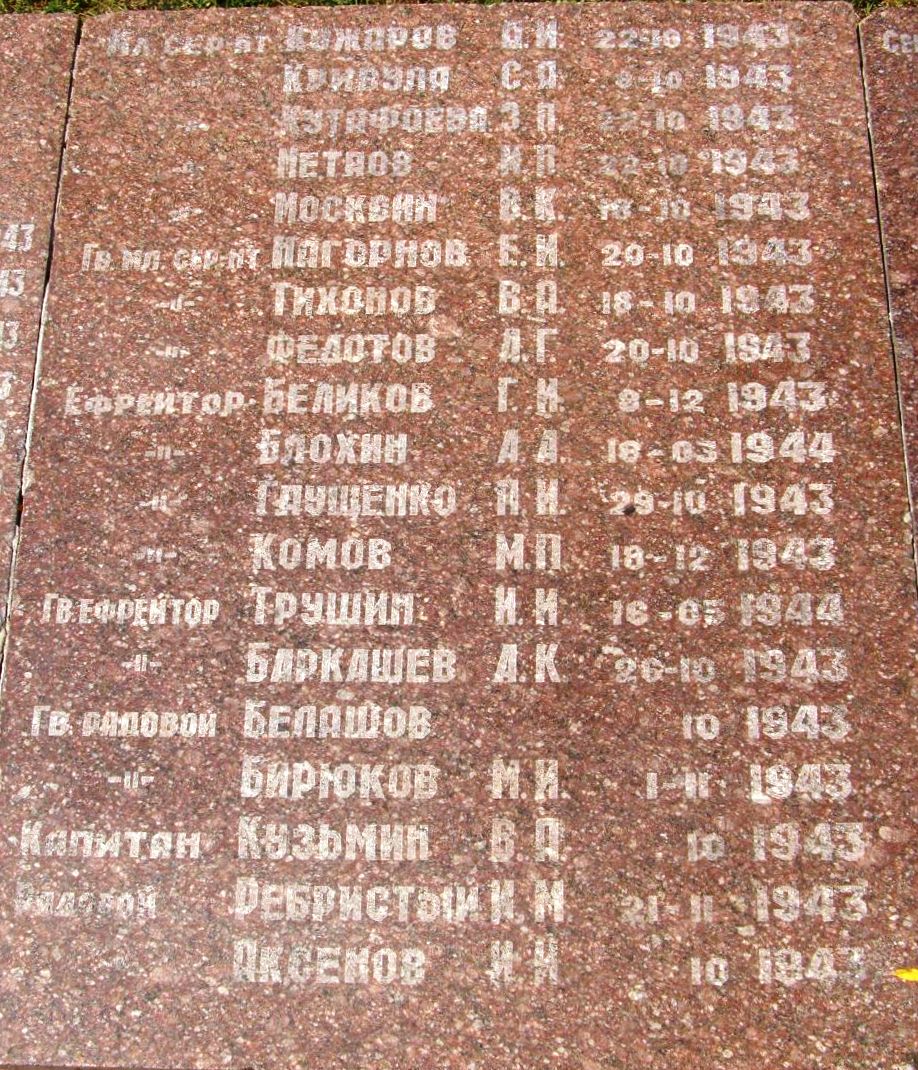 Братская могила в г. Пятихатки Днепропетровской обл.