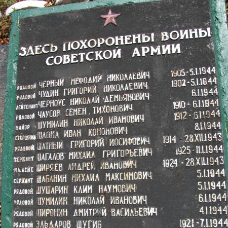 Братская могила в с. Субботцы Знаменского района