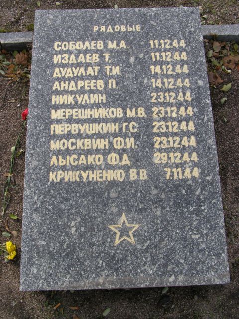 Воинское кладбище в парке им. 40-летия освобождения Днепропетровска
