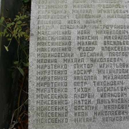 с. Чоповичи, памятный знак в честь воинов-односельчан