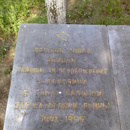 Братская могила в с. Раковичи Радомышльского района