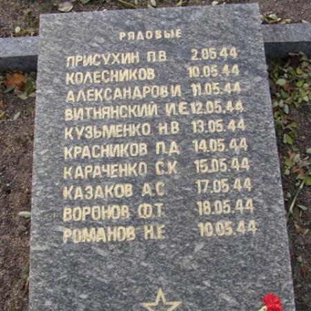Воинское кладбище в парке им. 40-летия освобождения Днепропетровска