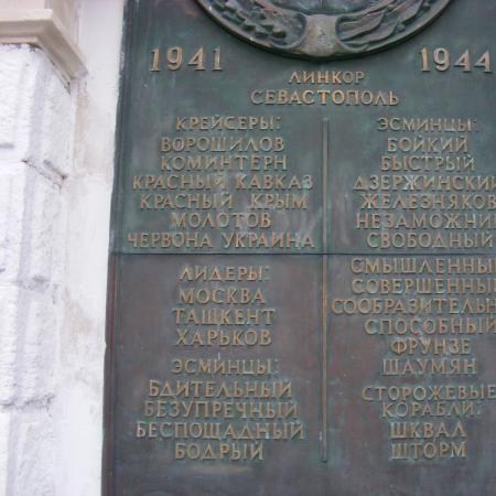 Памятник героям Черноморской эскадры