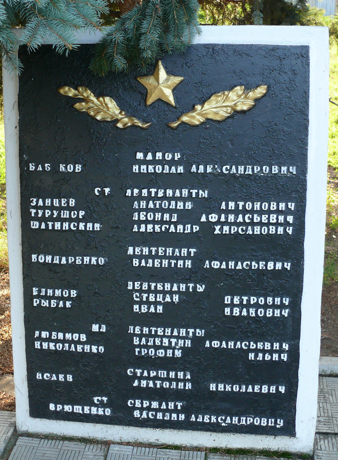 Братская могила в центре г. Святогорск Донецкой обл.