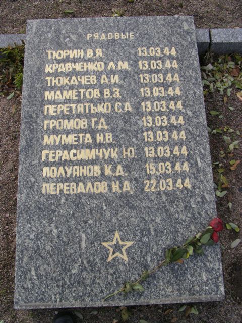 Воинское кладбище в парке им. 40-летия освобождения Днепропетровска