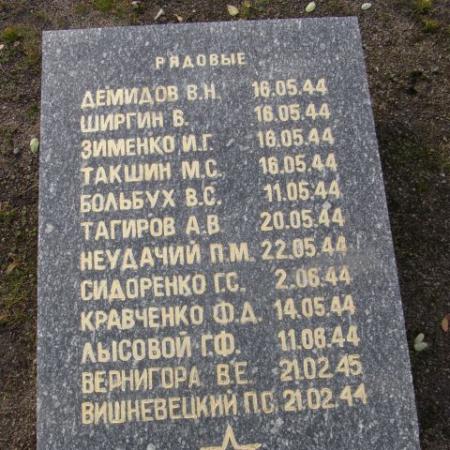Воинское кладбище в парке им. 40-летия освобождения Днепропетровска