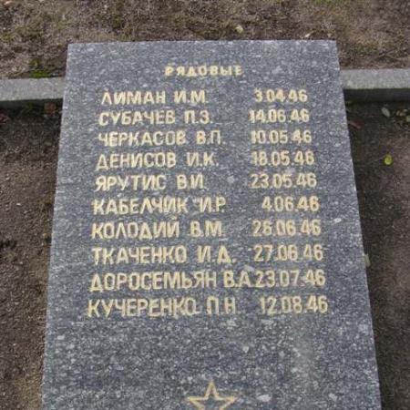 Воинское кладбище в парке им. 40-летия освобождения Днепропетровска