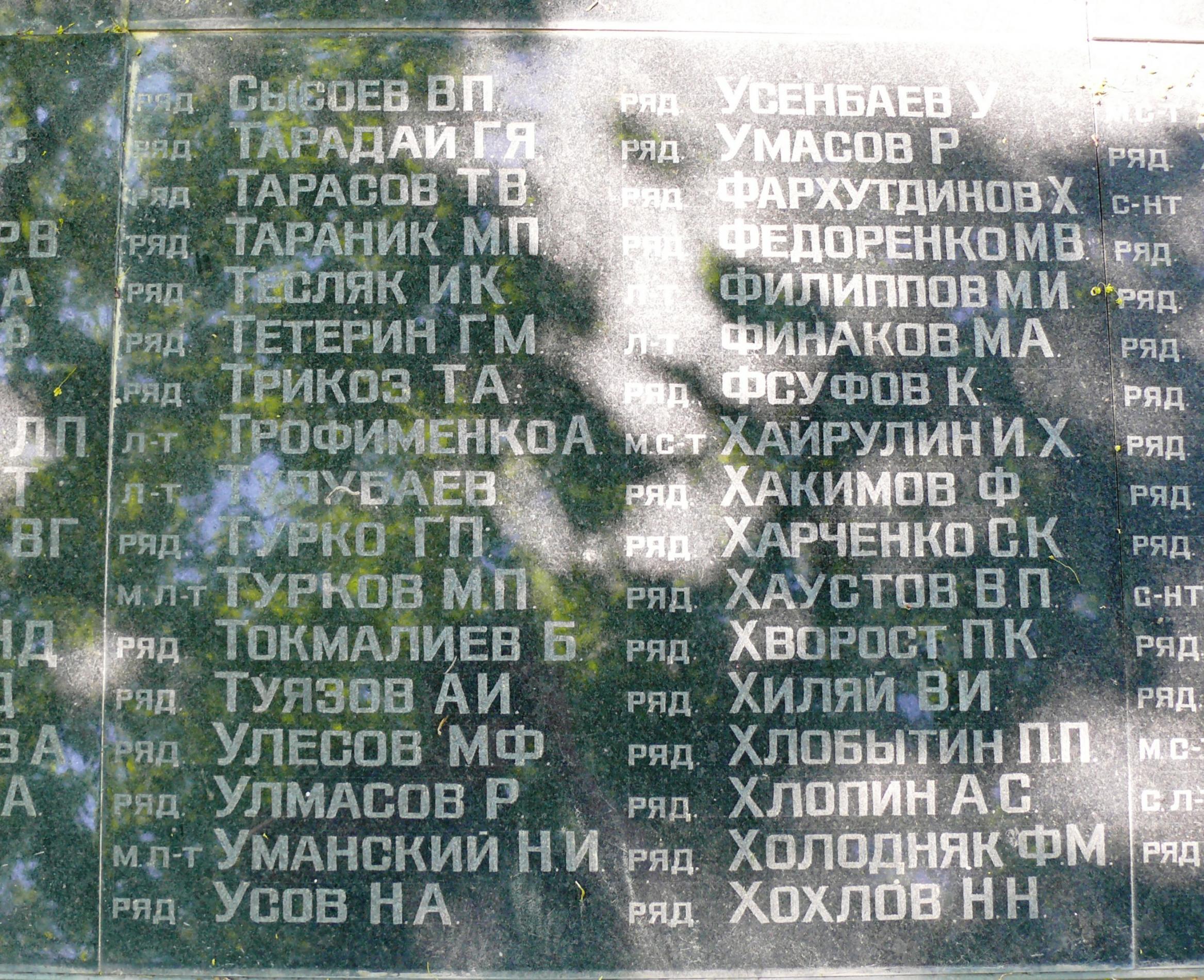 Братская могила в с. Малый Букрин Мироновского района