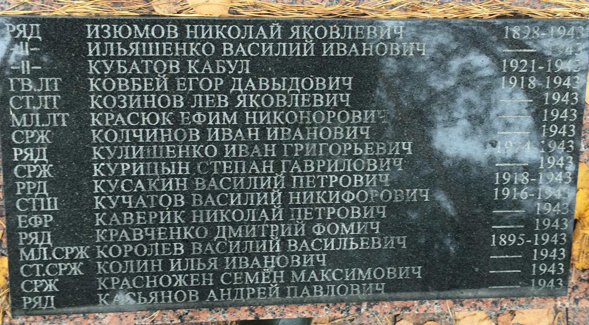 Братская могила в с. Пилява Вышгородского района
