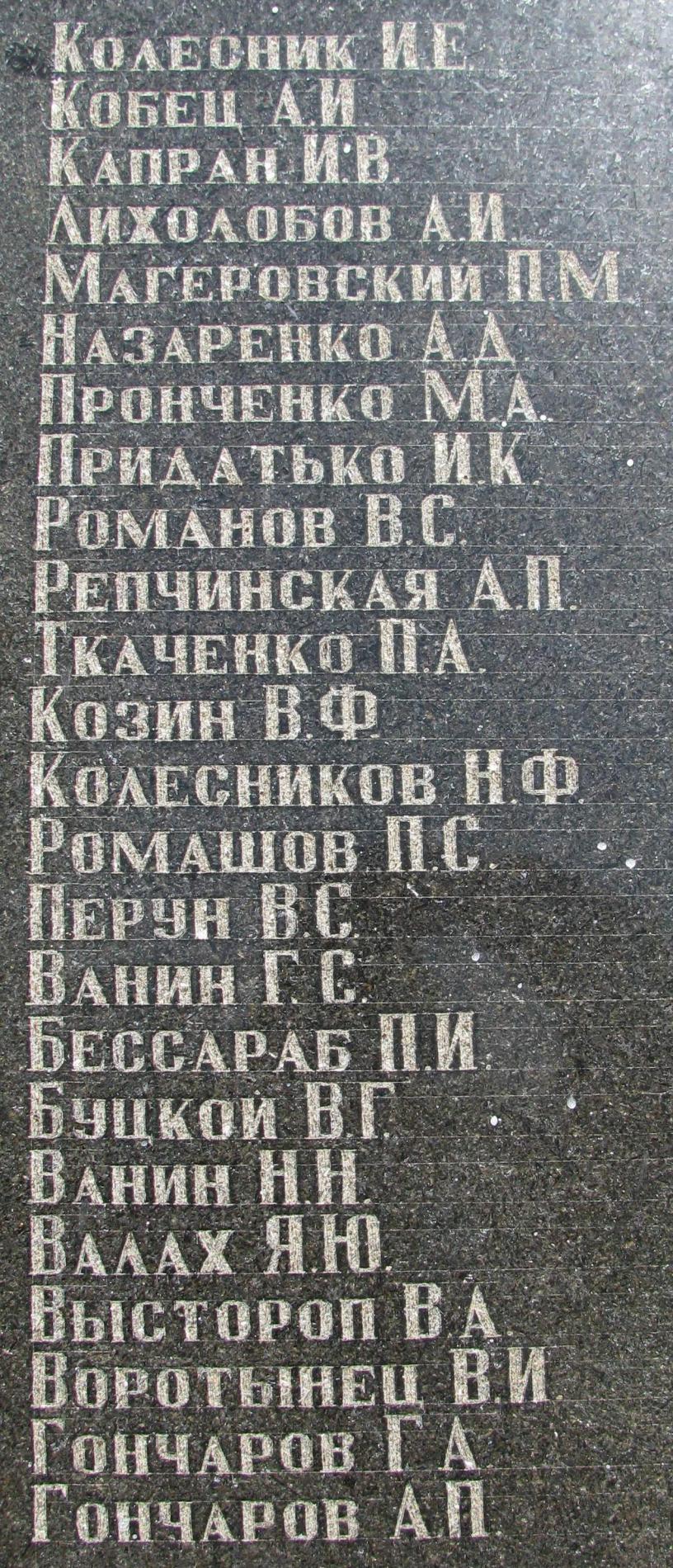 Братская могила Воинов ВОВ с. Старомихайловка Марьинского района Донецкой области