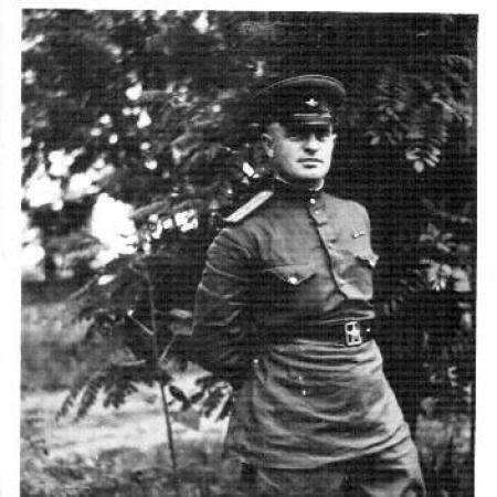  Военный дирижер 6-го гвардейского механизированного полка, Южная группа войск, 1946 г., Румыния