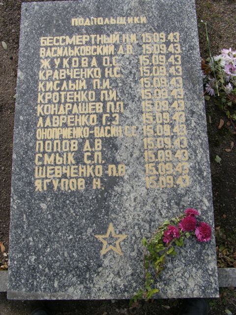 Воинское кладбище в парке им. 40-летия освобождения Днепропетровска