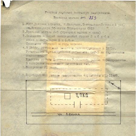 Братская могила в парке 50-летия образования СССР