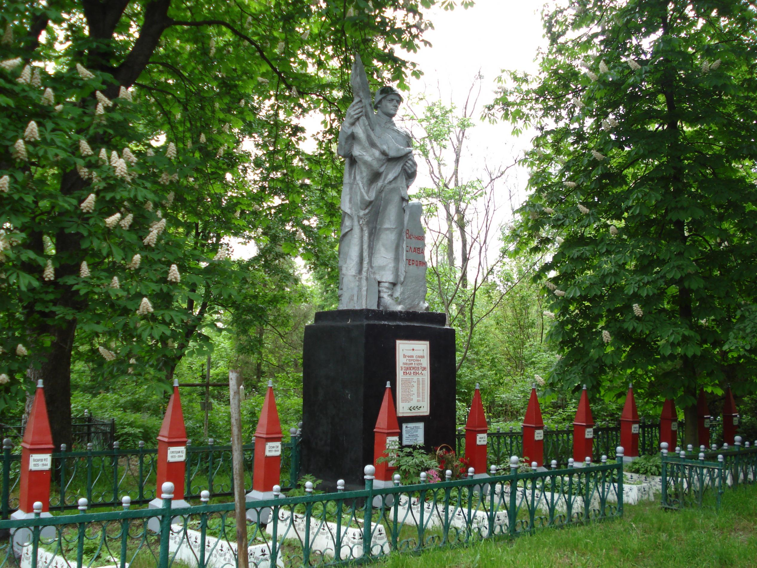 Братская могила на польском кладбище в г. Смела