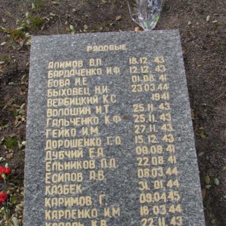 Воинское кладбище в парке им. 40-летия освобождения Днепропетровска