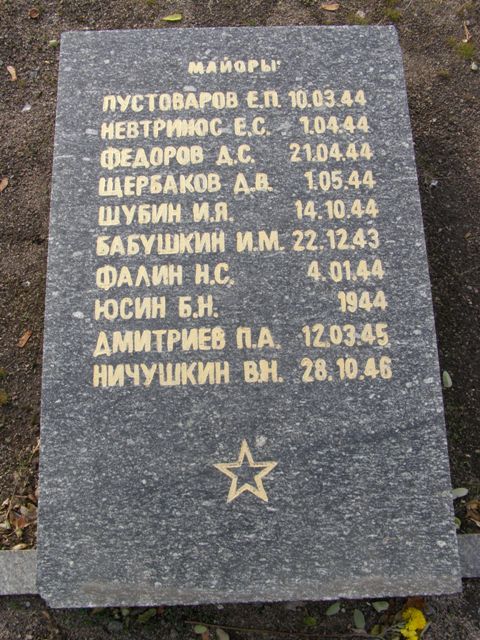 Воинское кладбище в парке им. 40-летия освобождения Днепропетровска