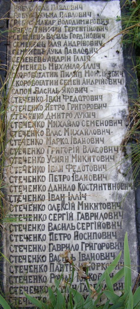 с. Козероги Черниговского района Черниговской области, Братская могила Воинов ВОВ