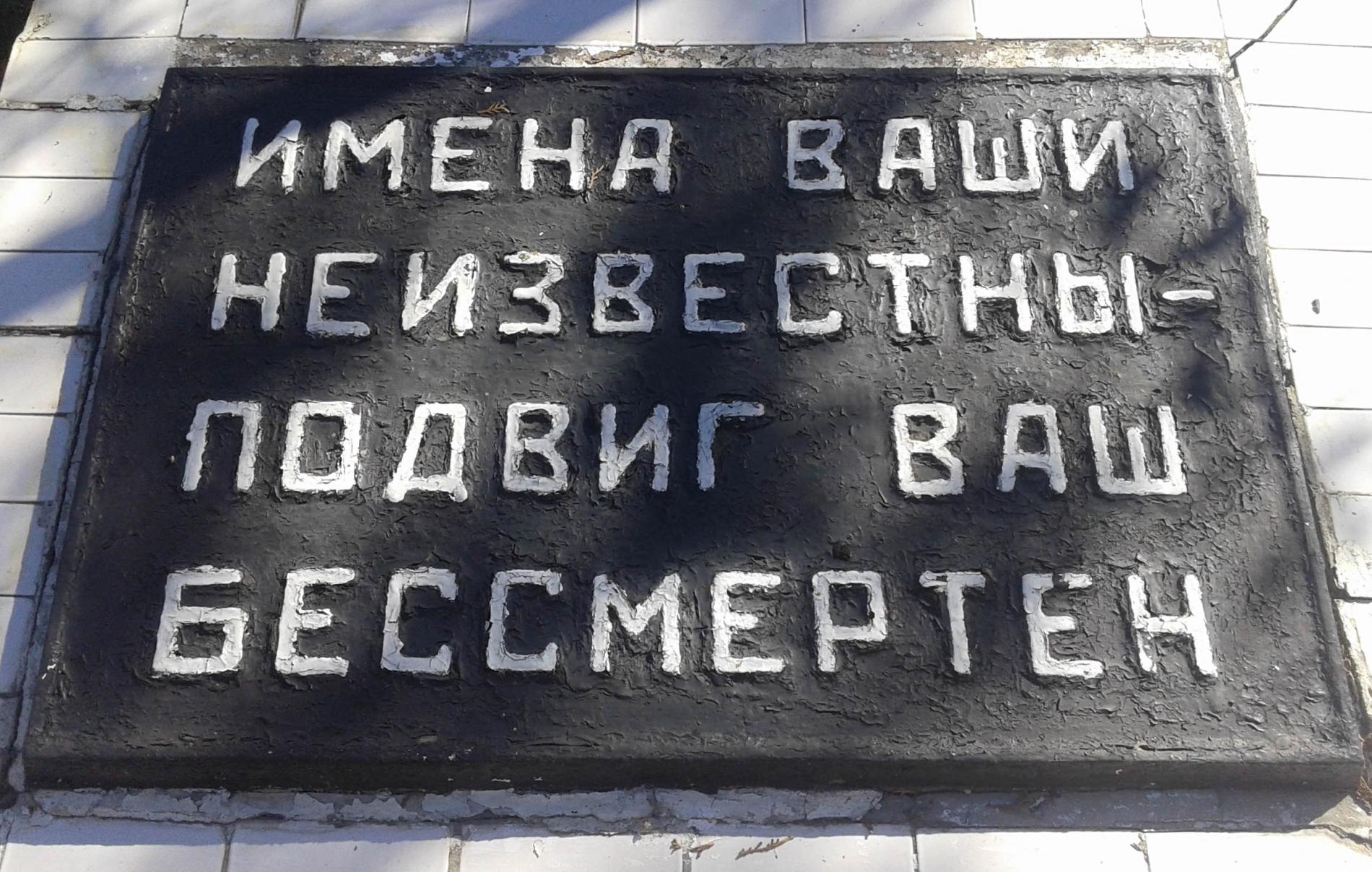 с. Ближние Камыши, братское воинское захоронение
